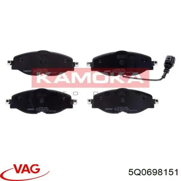 Pastillas de freno delanteras Volkswagen Passat 3G2, CB2