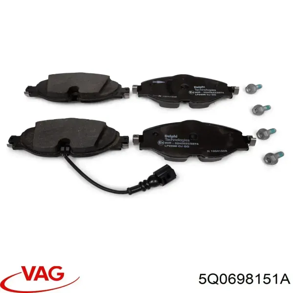 Pastillas de freno delanteras Volkswagen Passat 3G2, CB2