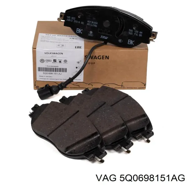 Pastillas de freno 5Q0698151AG VAG