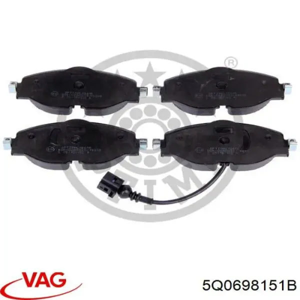 Pastillas de freno delanteras Volkswagen Passat 3G2, CB2