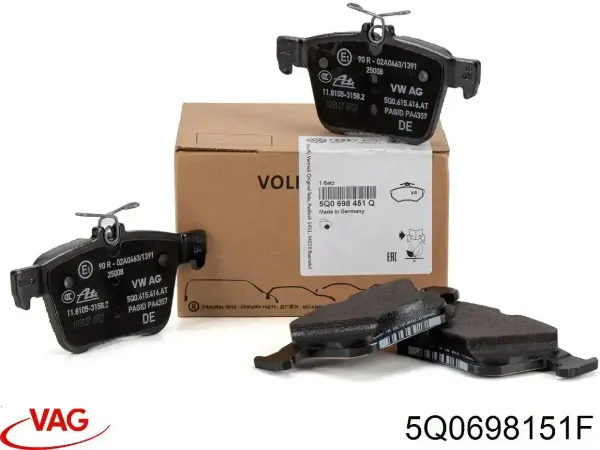 Pastillas de freno delanteras Volkswagen Passat 3G2, CB2