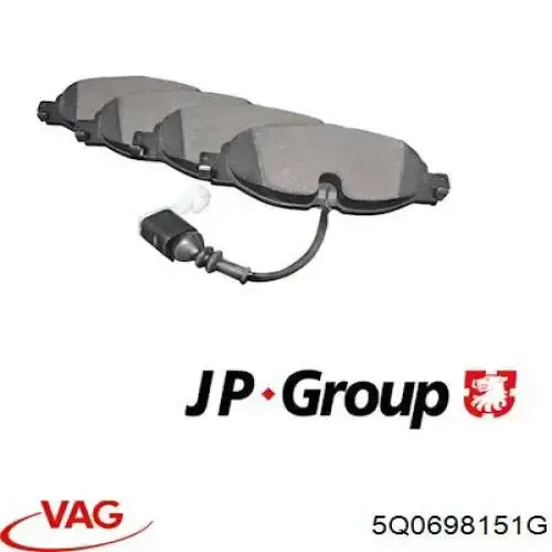 Pastillas de freno delanteras Volkswagen Passat 3G2, CB2