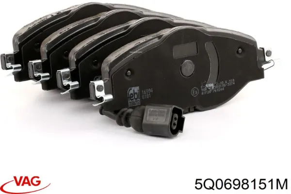 Pastillas de freno delanteras Volkswagen Passat 3G2, CB2