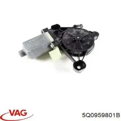 Motor eléctrico, elevalunas, puerta delantera VAG 5Q0959801B