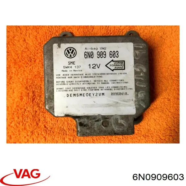 Módulo de control de airbag 6N0909603 VAG