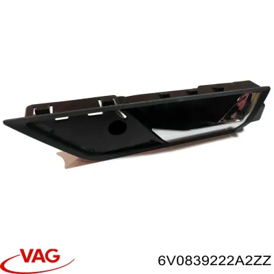 Manecilla de puerta, equipamiento habitáculo, trasera derecha VAG 6V0839222A2ZZ