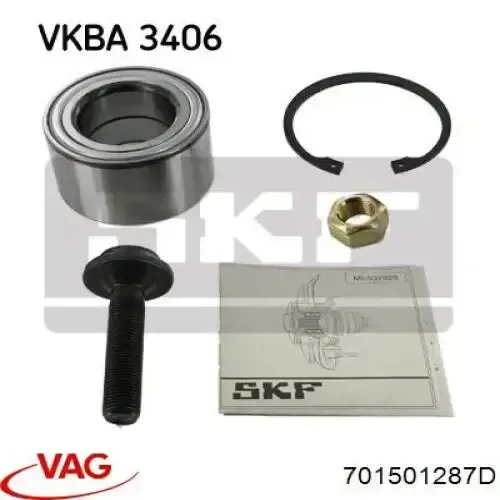 Cojinete de cubo delantero/trasero 701501287D VAG