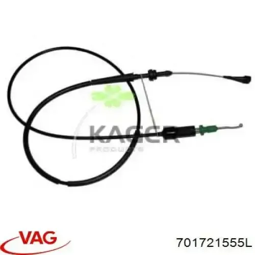Cable del acelerador 804010 Beca Cables