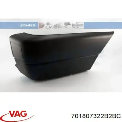 Parachoques trasero, parte derecha VAG 701807322B2BC