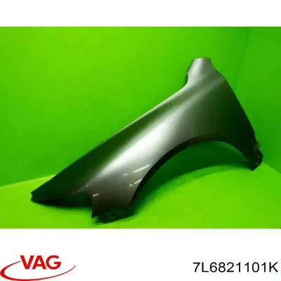 Aleta delantera izquierda VAG 7L6821101K