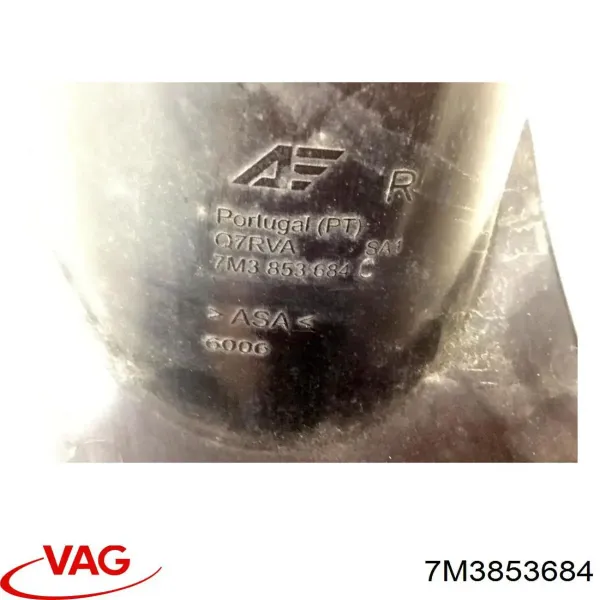 Tapa de rejilla de faro antiniebla delantero derecho 9551272X Polcar