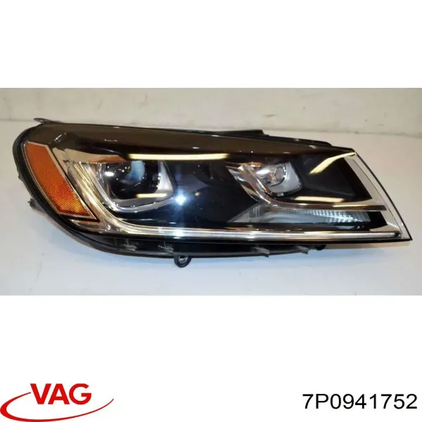 Faro derecho 7P0941752 VAG