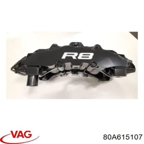 Pinza de freno delantera izquierda 80A615105AB VAG