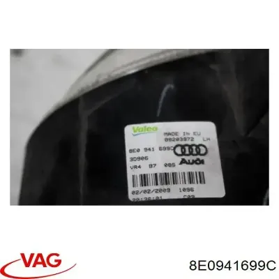 Faro antiniebla izquierdo VAG 8E0941699C