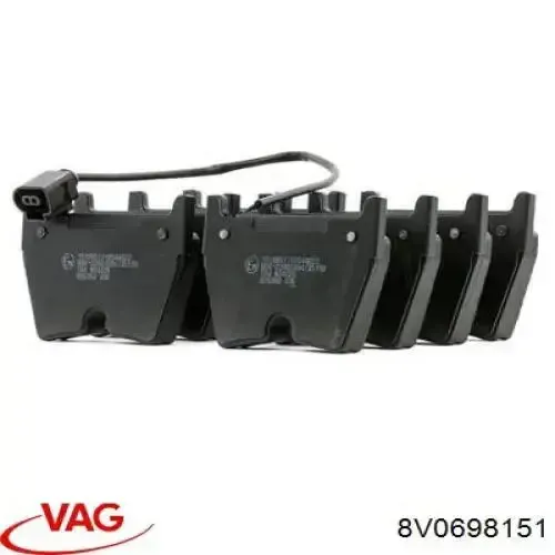 Pastillas de freno delanteras Volkswagen Passat 3G2, CB2