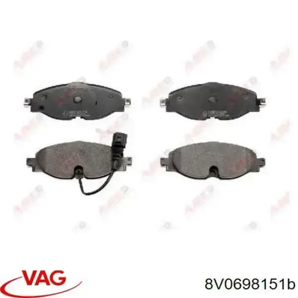 Pastillas de freno delanteras Volkswagen Passat 3G2, CB2