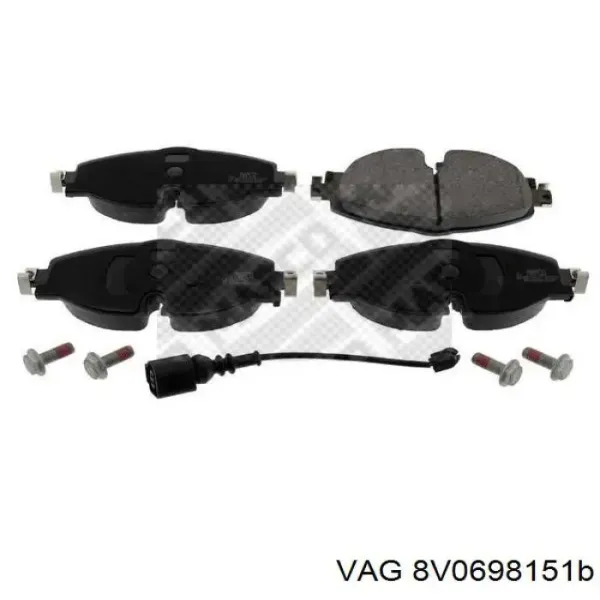 Pastillas de freno delanteras Volkswagen Passat 3G2, CB2
