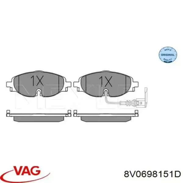 Pastillas de freno delanteras Volkswagen Passat 3G2, CB2
