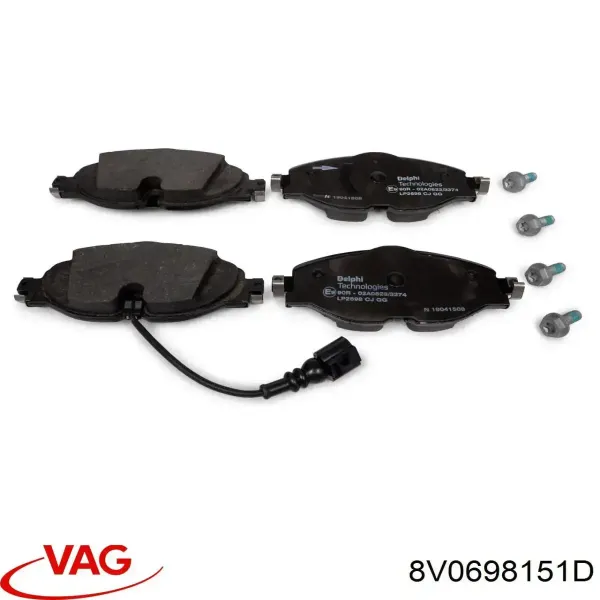 Pastillas de freno delanteras Volkswagen Passat 3G2, CB2
