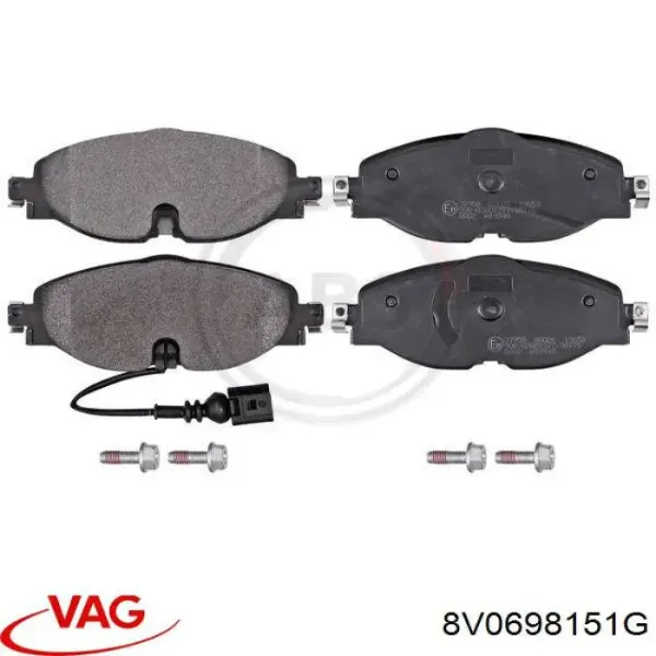 Pastillas de freno delanteras Volkswagen Passat 3G2, CB2