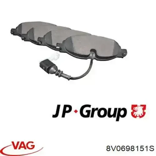 Pastillas de freno delanteras Volkswagen Passat 3G2, CB2