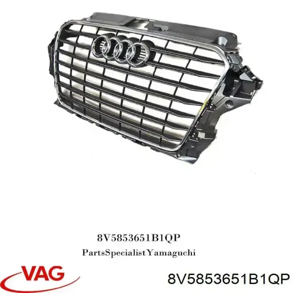 Parrilla 8V5853651B1QP VAG