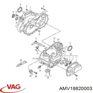 Sellador de juntas AMV18820003 VAG