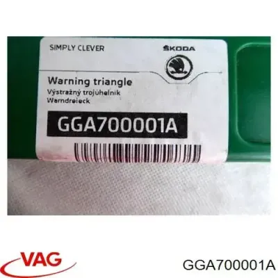Triángulo de advertencia VAG GGA700001A