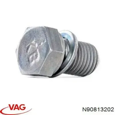 Tapón roscado, colector de aceite VAG N90813202