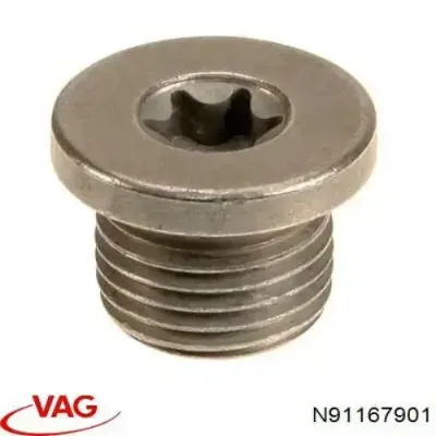 Tapón roscado, colector de aceite VAG N91167901
