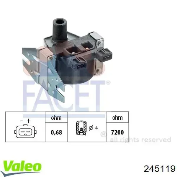 Bobina 245119 VALEO