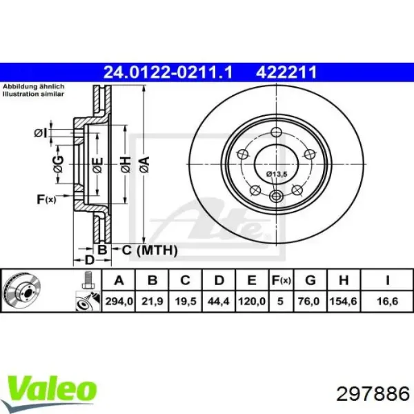 Disco de freno trasero Volkswagen Transporter 7HB, 7HJ, 7EB, 7EJ