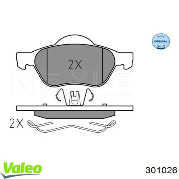Pastillas de freno delanteras Renault Laguna 2 BG0, BG1