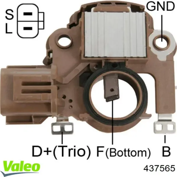 Alternador 437565 VALEO