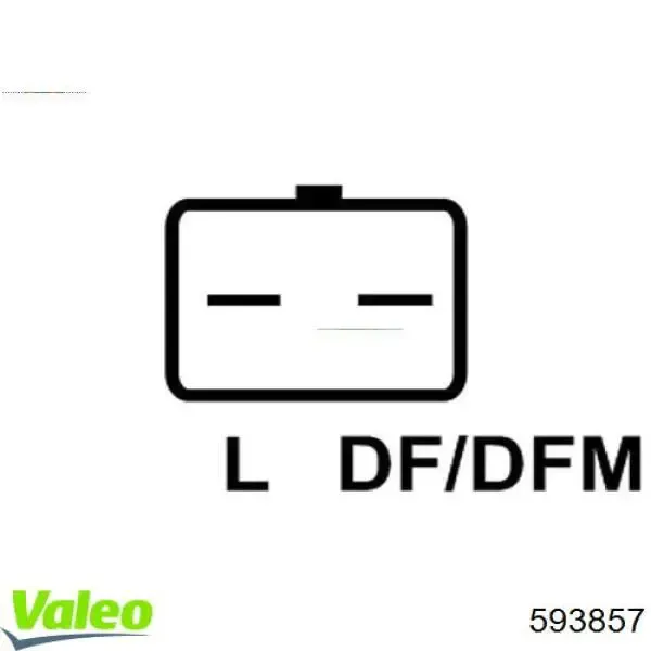 Regulador 593857 VALEO