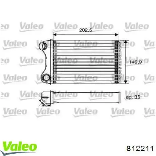 Radiador calefacción 812211 VALEO