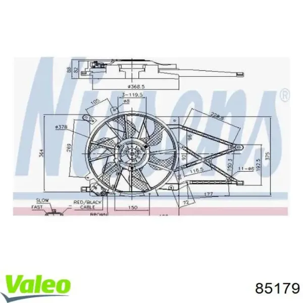 Motor regulador de faros 85179 VALEO