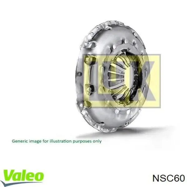 Plato de presión de embrague NSC60 VALEO