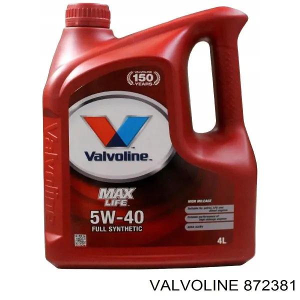 Aceite de motor 872381 Valvoline