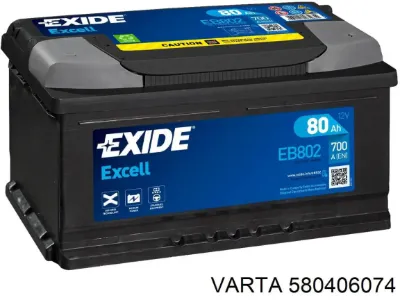 Batería de arranque VARTA 580406074