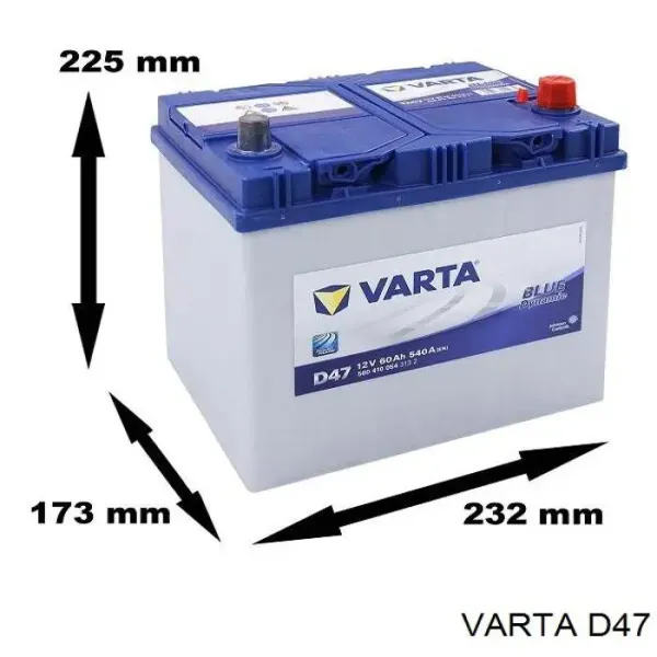 Batería D47 Varta