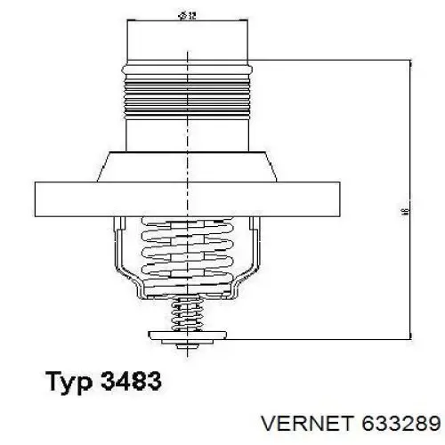 Termostato 633289 Vernet
