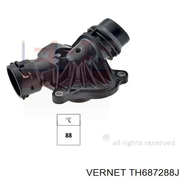 TH687288J Vernet Termostato de agua