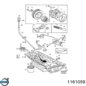 Sellador de juntas 1161059 VOLVO