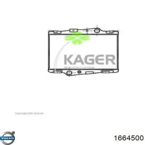 Radiador 1664500 Volvo