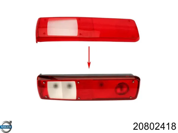 Cristal de luz trasera DPRE0531 Tangde