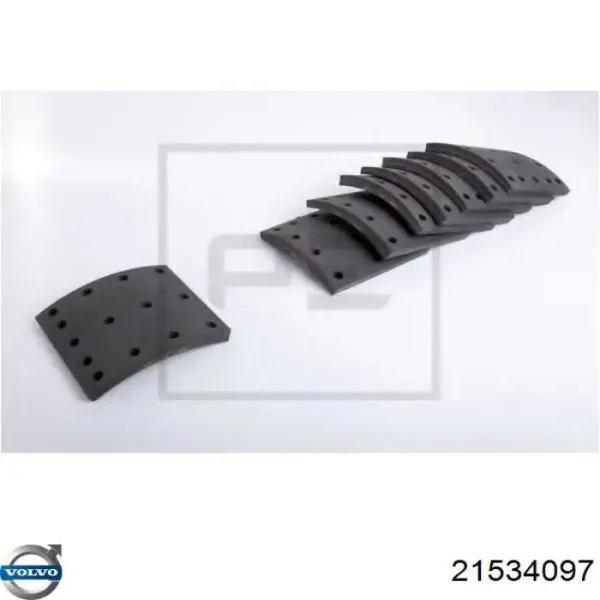 Forro de freno delantero (camión) 21534097 Volvo