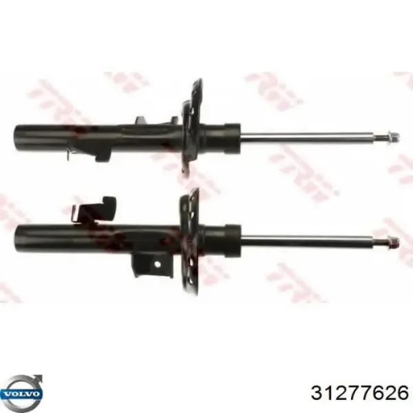 Amortiguador delantero izquierdo 31277626 Volvo