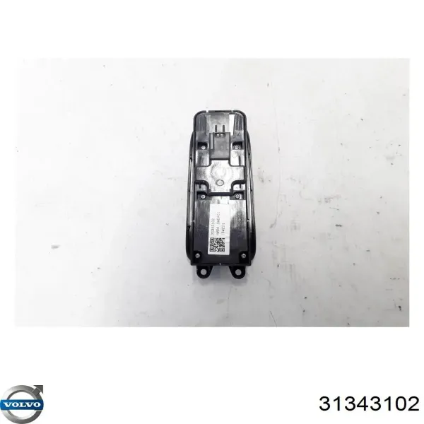 Interruptor de elevalunas delantera izquierda 31343102 Volvo