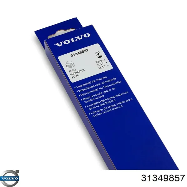 Limpiaparabrisas de luna trasera Volvo XC40 536